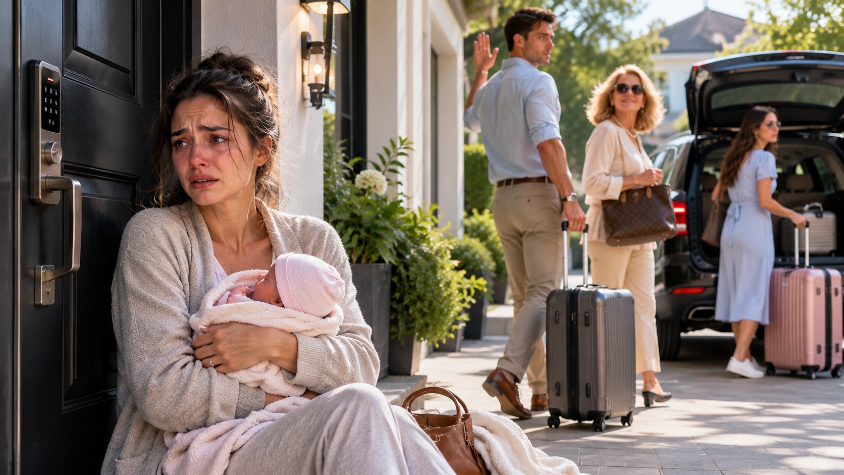 Three Days After Giving Birth, My Husband Changed The Locks... So I Sold The House